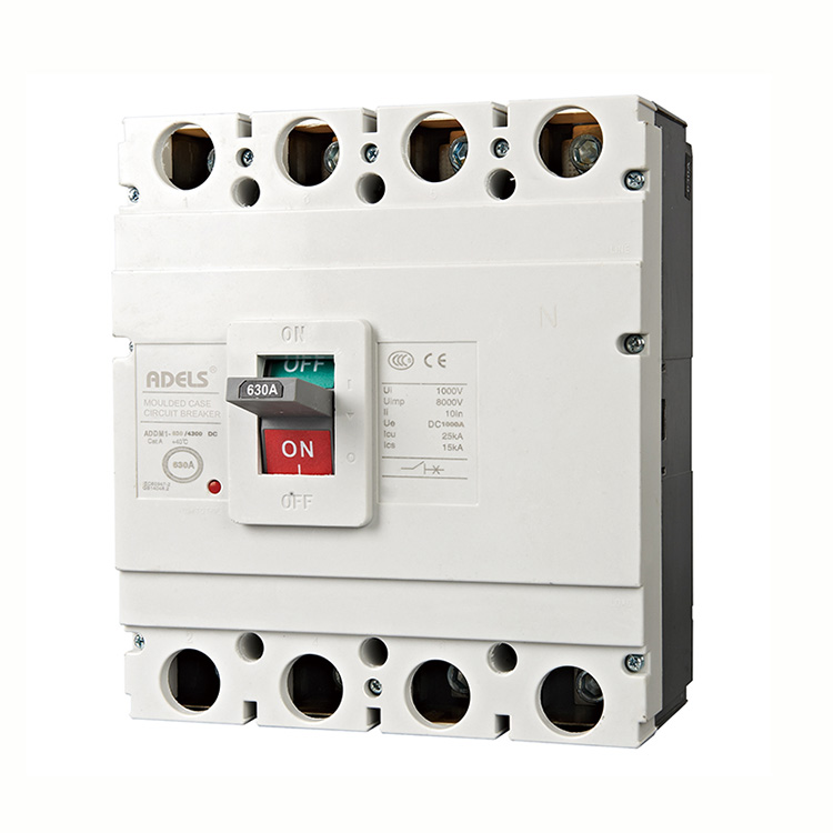 রেট করা বর্তমান পর্যন্ত 630a 1000v Pv Dc মোল্ডেড কেস সার্কিট ব্রেকার